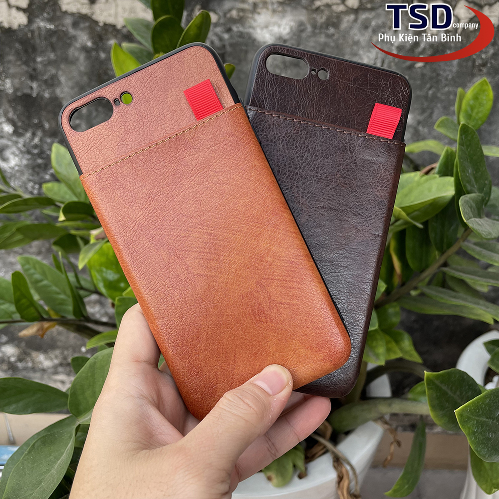 Ốp Lưng iPhone 7 Plus, 8 Plus Có Khe Đựng Card Visit Đa Năng