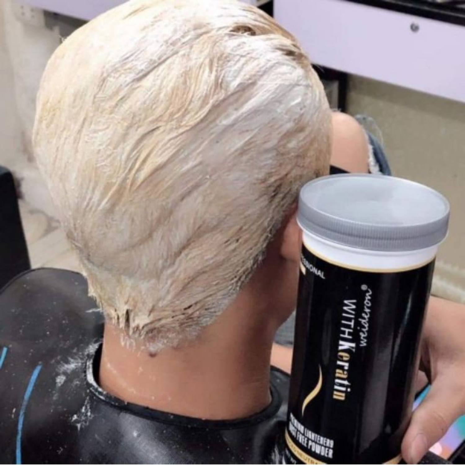 [CHÍNH HÃNG] BỘT TẨY TÓC WEIDERON KERATIN 450GR-BỘT TẨY MỀM KHÔNG KHÔ TÓC