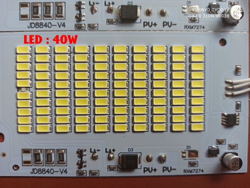Chip Led đèn năng lượng mặt trời Jindian