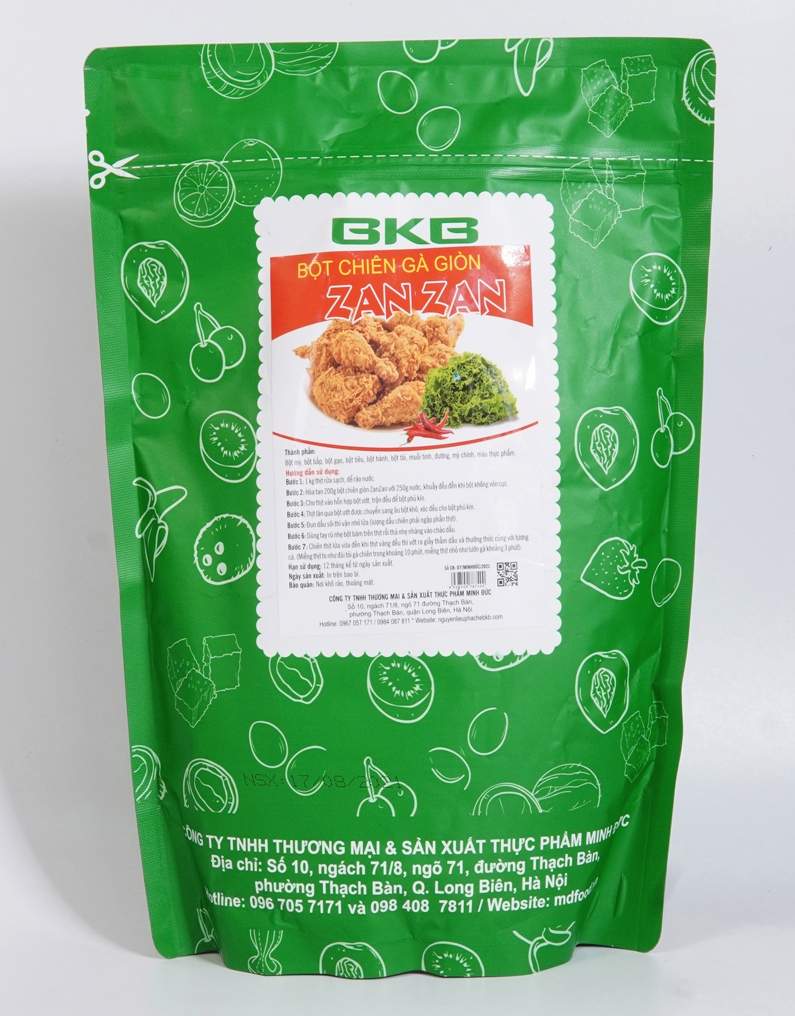 [ SHIP TOÀN QUỐC ] Bột chiên gà giòn Zan Zan - [ 1kg BKB ]
