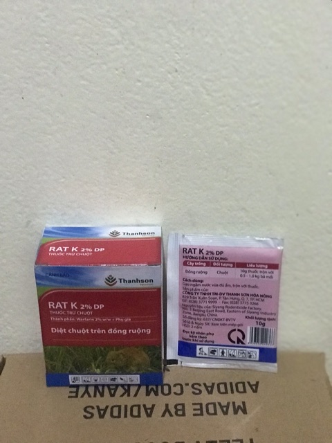 [Giá hủy diệt] 20 gói thuốc chuột Rat K 2%DP