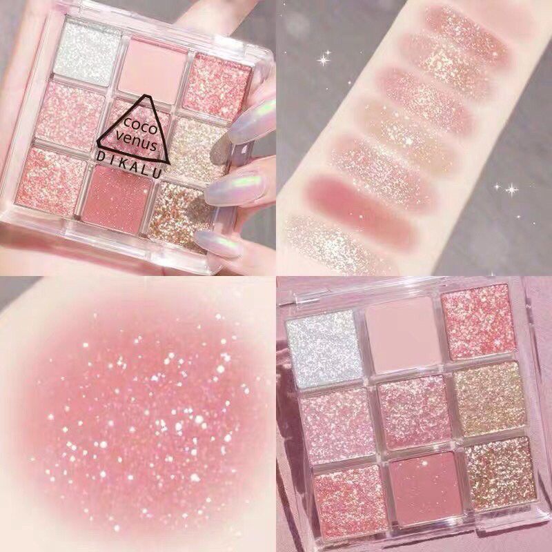 Bảng phấn mắt Dikalu coco venus 9 ô màu