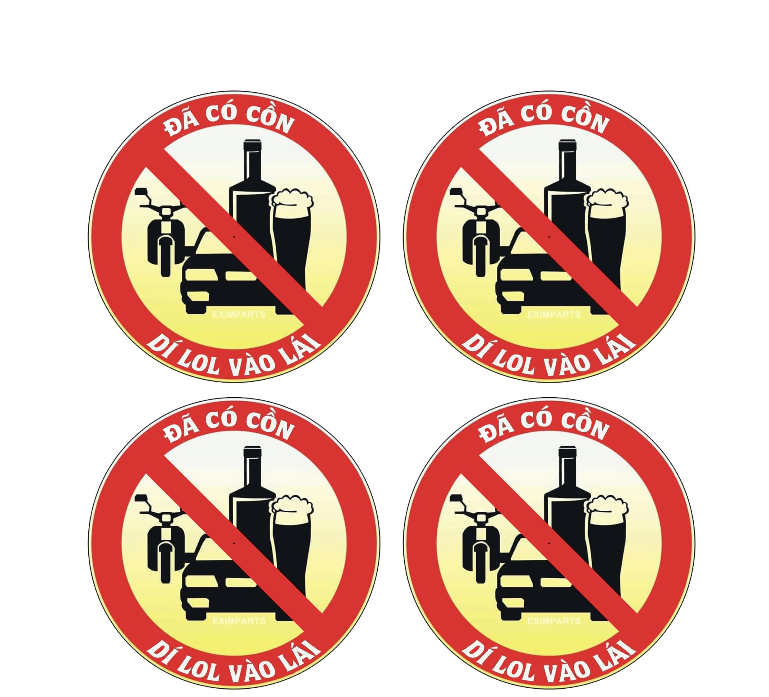 2 logo  đã có cồn không lái xe hài hước