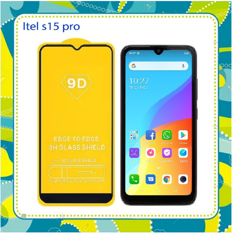 Kính cường lực itel s15 pro - itel l6006 - itel l6502 full màn hình full keo
