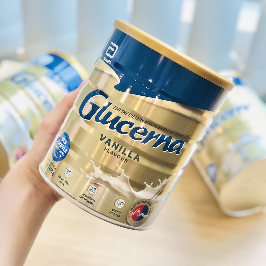 Sữa tiểu đường Glucerna Úc 850g mẫu mới