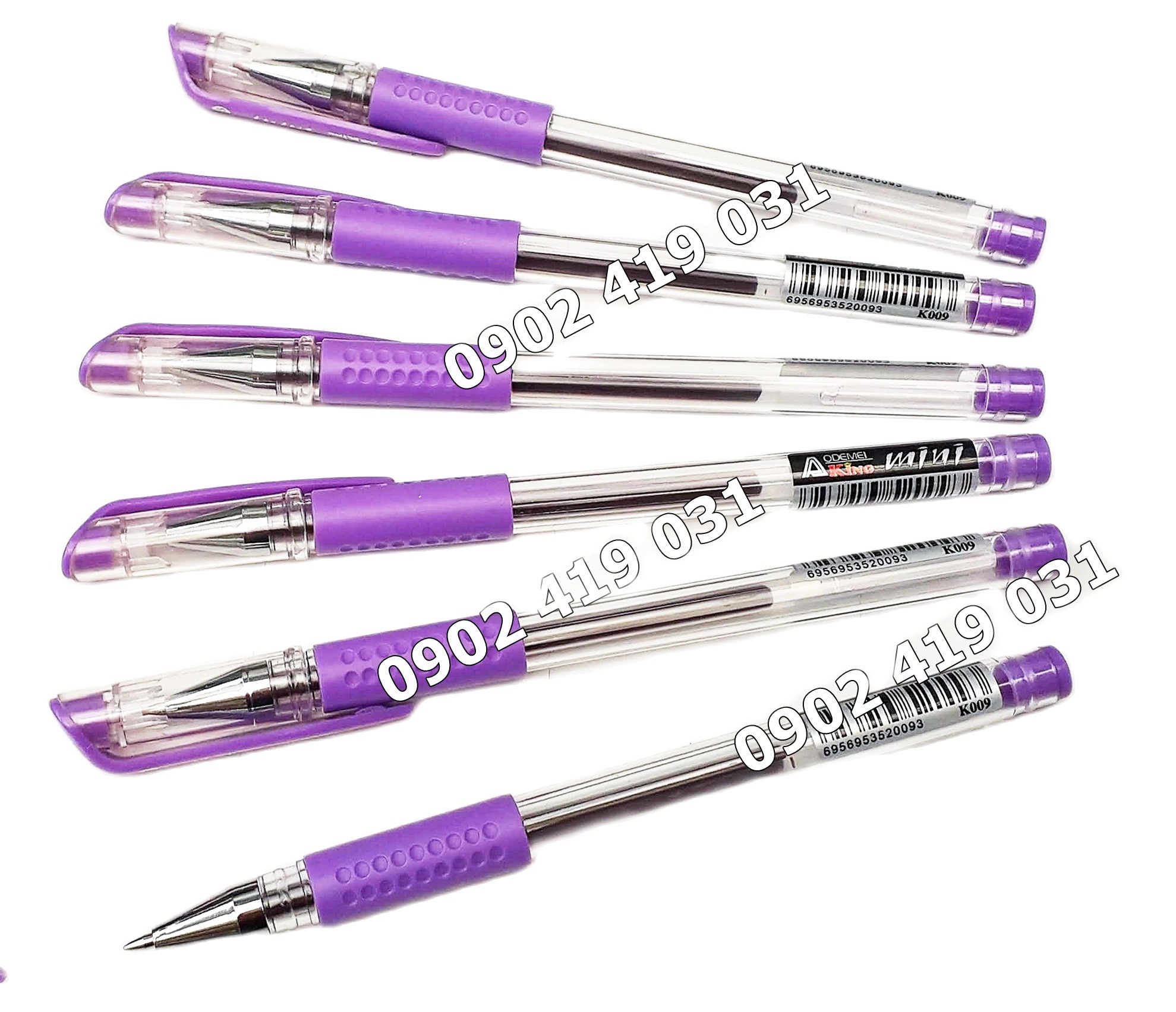 [HCM]Hộp 12 Bút Mực Tím ODEMEI - K009 [ Bút Gel mực nước ]