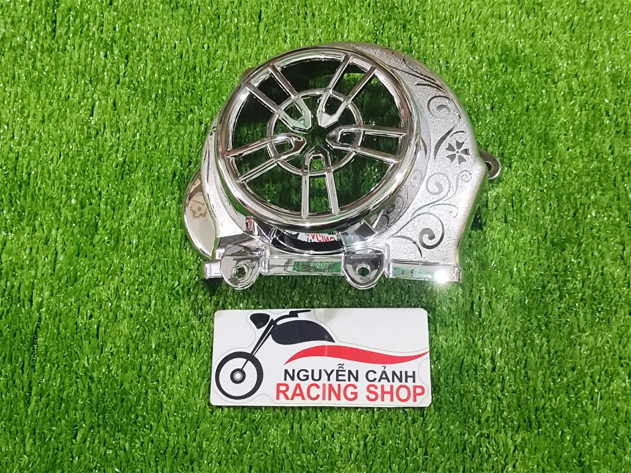 ốp quạt gió vision 2015-2019 xi inox