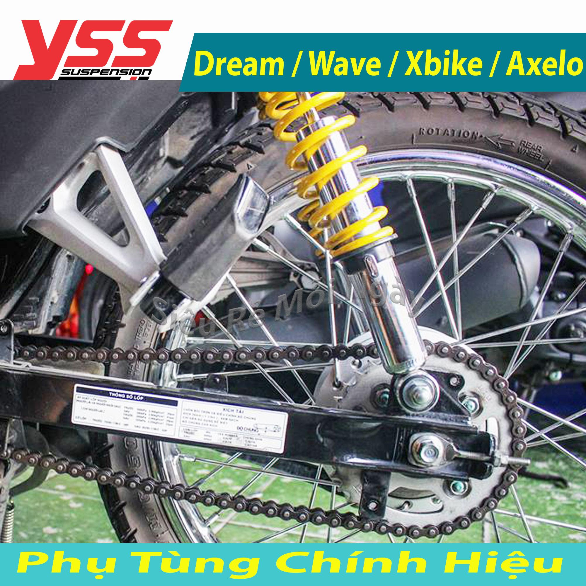 [HCM]Phuộc YSS Nice Crom/Vàng Suzuki Axelo - Xbike Honda Dream Wave ( Thái Lan )