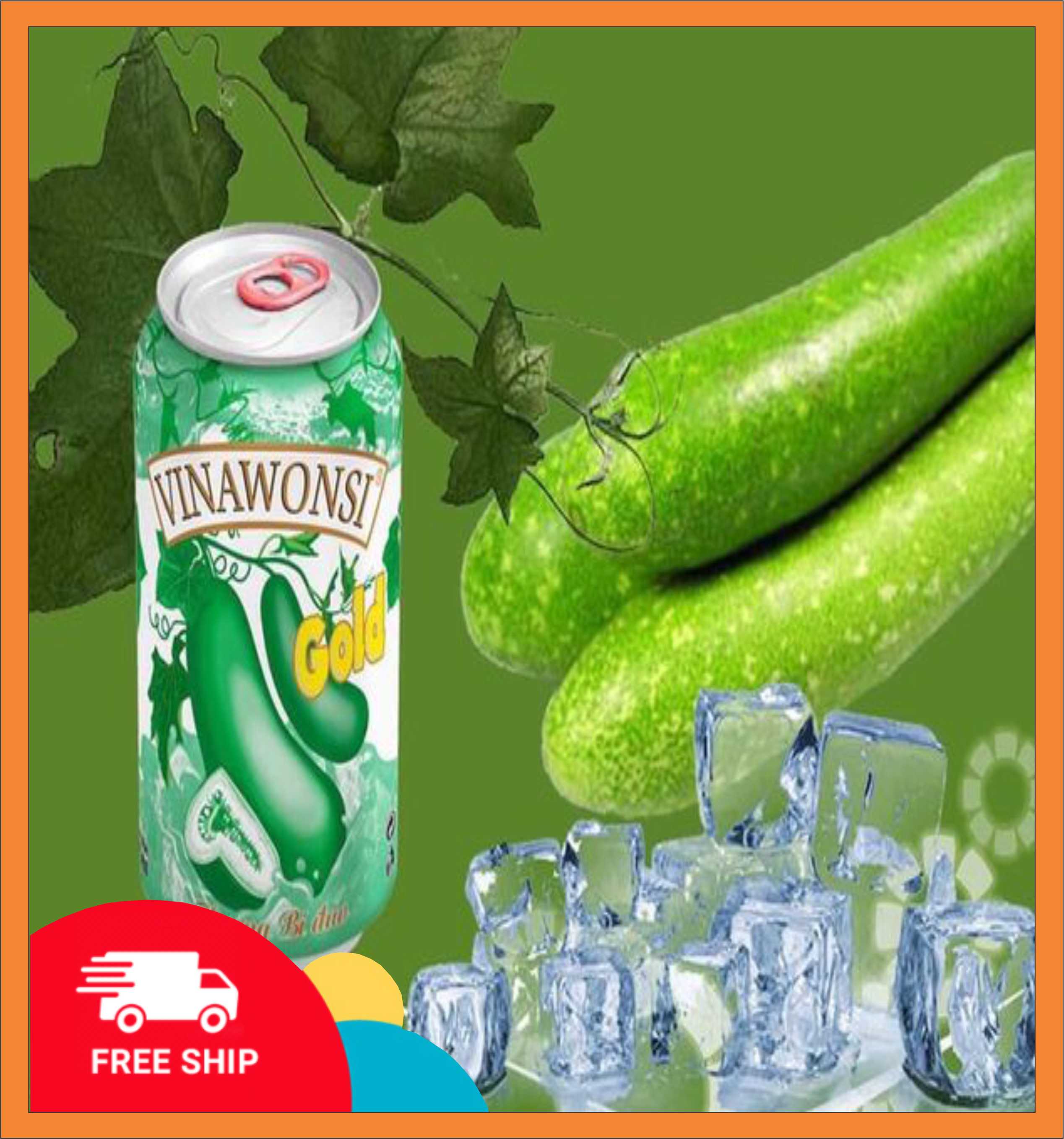 [HCM](Bán Sỉ) 1 Thùng Nước Bí Đao Gold 24 Lon