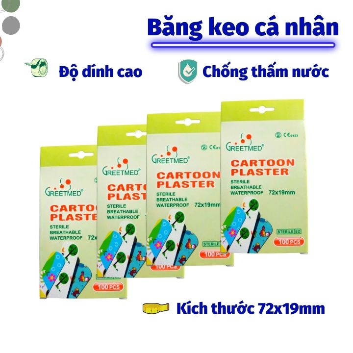 Băng keo cá nhân hình dễ thương Greetmed-  Kiến Lửa