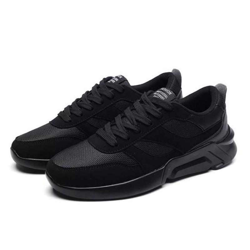 Giày Sneaker Nam Thể Thao Mẫu Mới BAZAS S9-0985B Màu Đen