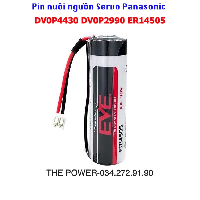 Pin nuôi nguồn servo ac encoder dv0p4430 dv0p2990 er14505