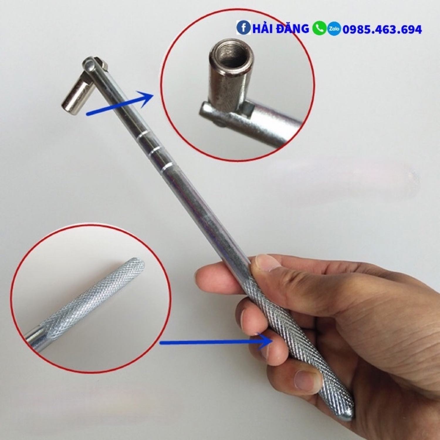 Cây tháo lắp chân van lốp ô tô, xe máy