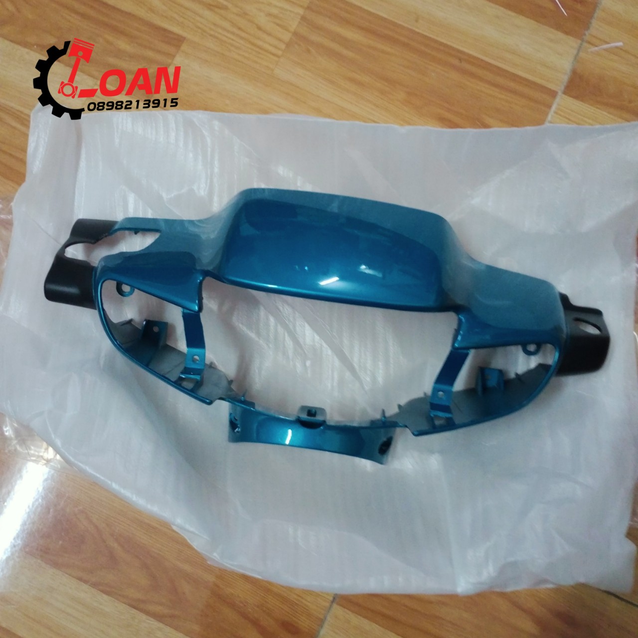 Ốp pha đèn wave thái 110 thắng đĩa màu xanh ngọc zin honda thái