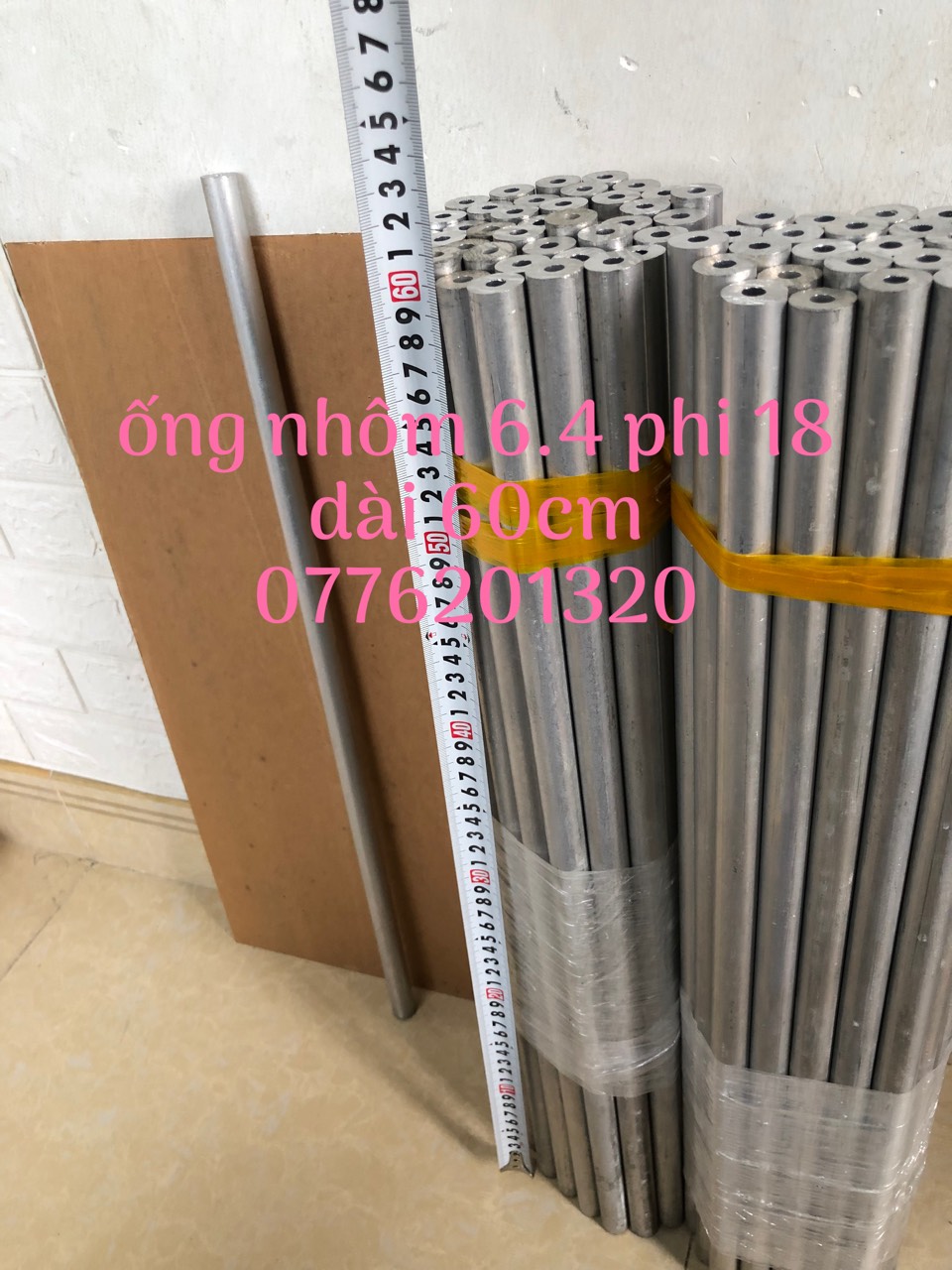 Nhôm 6.4/ 18mm/ dài 60cm