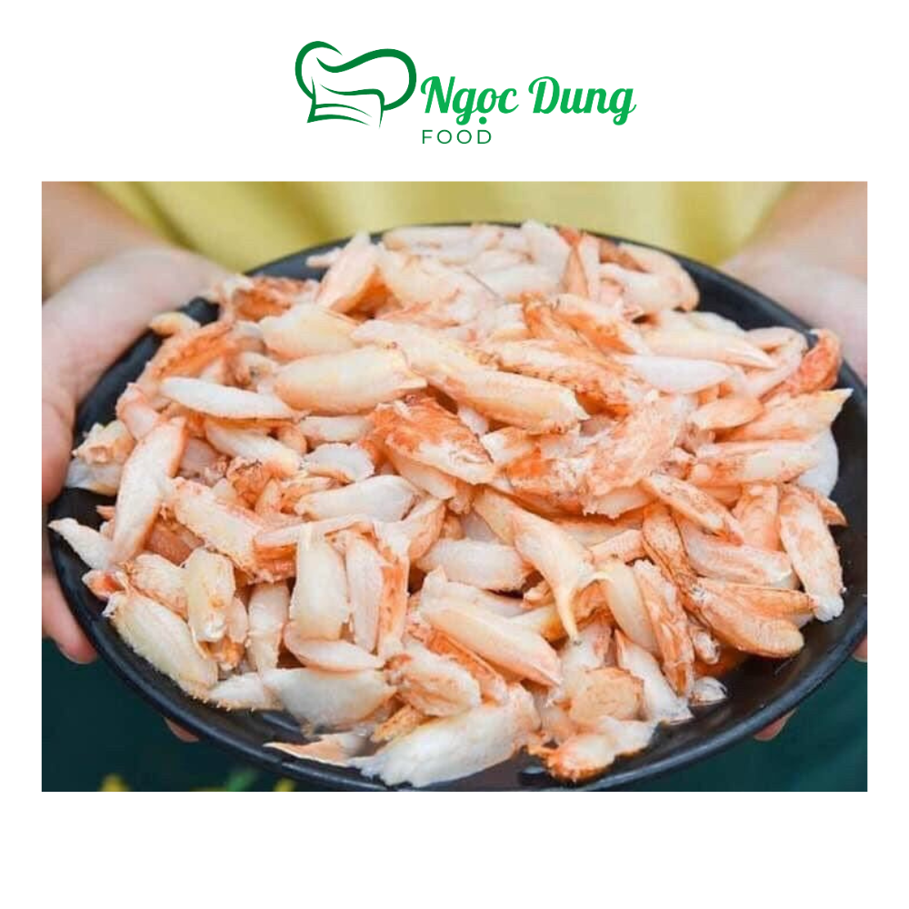 Thịt càng ghẹ bóc sẵn 500gr (giao tphcm) rã đông còn 250gr