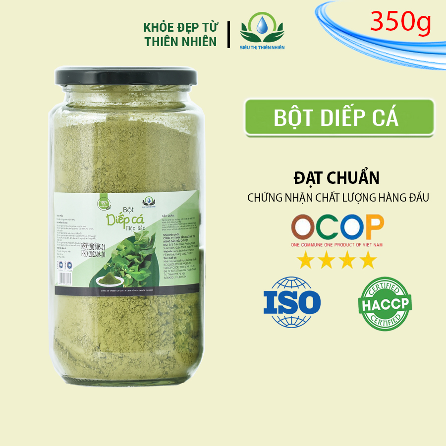 Bột Diếp Cá Mộc Sắc Cao Cấp 350g