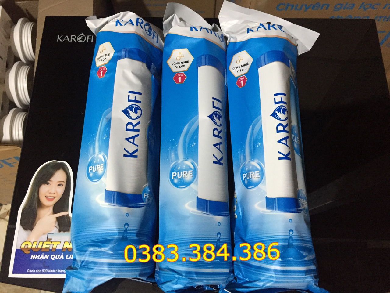 Lõi Số 1 PP 5 MICRON - KAROFI CHÍNH HÃNG