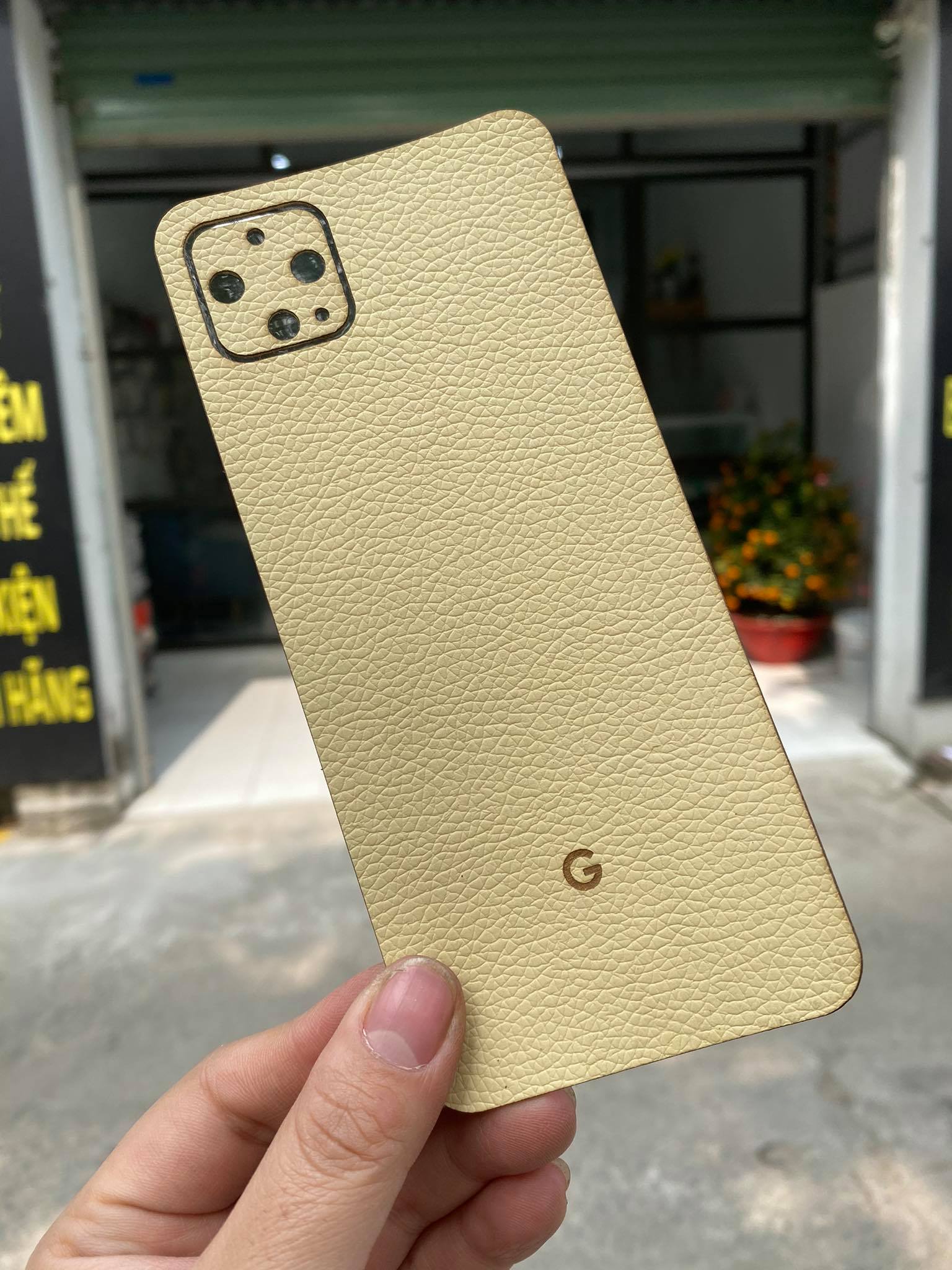 Dán da lưng điện thoại Google Pixel 4 trơn không 1 màu
