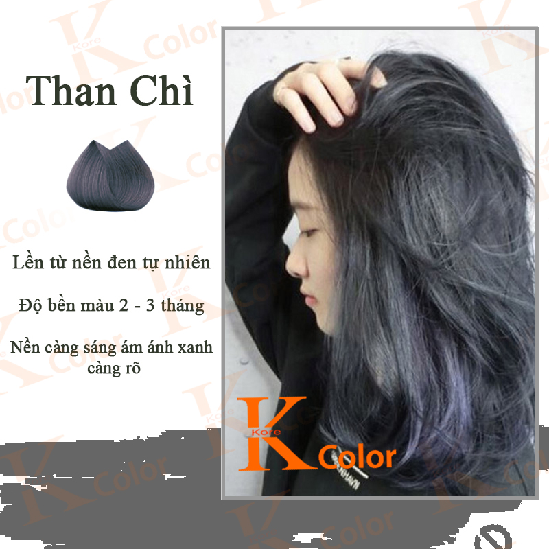 Thuốc nhuộm tóc Than Chì kcolor