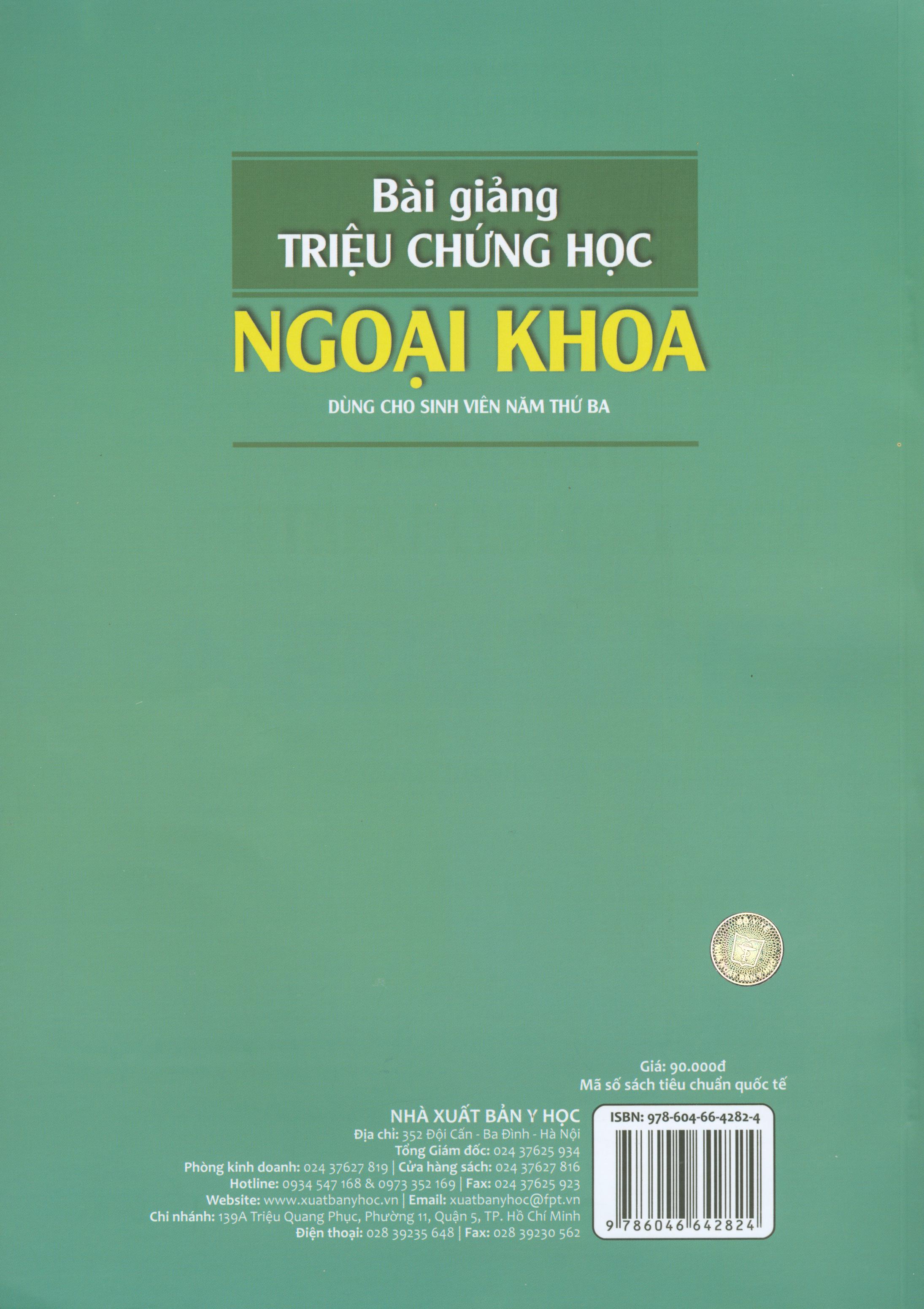 Bài giảng triệu chứng học ngoại khoa