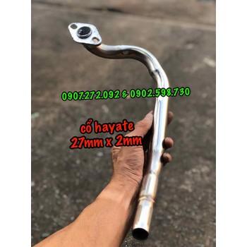 [HCM]cổ pô hayate inox 27mm x 2mm