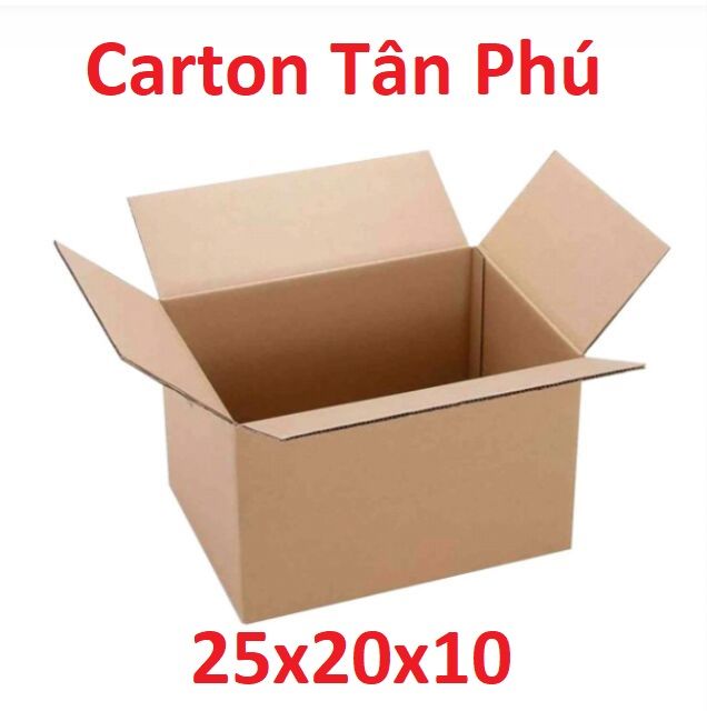 25x20x10cm - 10 Thùng Carton đóng hàng