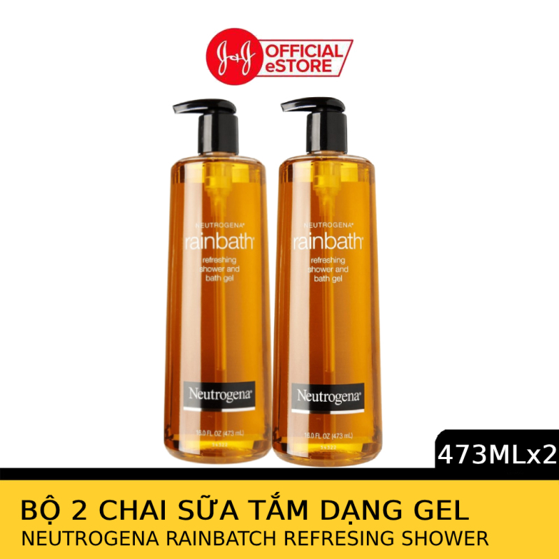 Bộ 2 chai Sữa tắm dạng gel Neutrogena Rainbath Original refreshing shower and bath gel 473ml/chai - 540018230