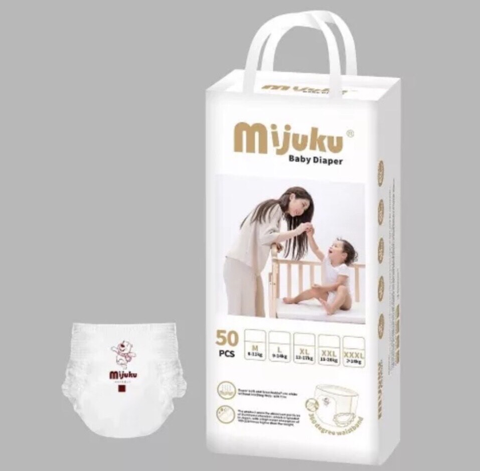 Bỉm quần Mijuku cao cấp 100 miếng đủ size
