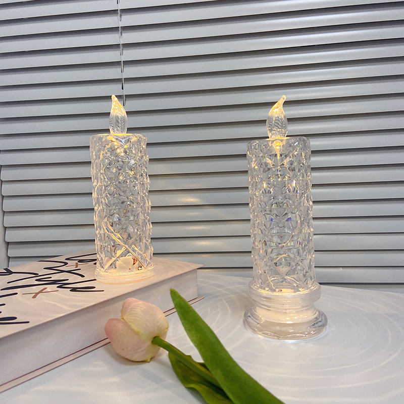 Đèn Nến Hình Hoa Hồng Lãng Mạn