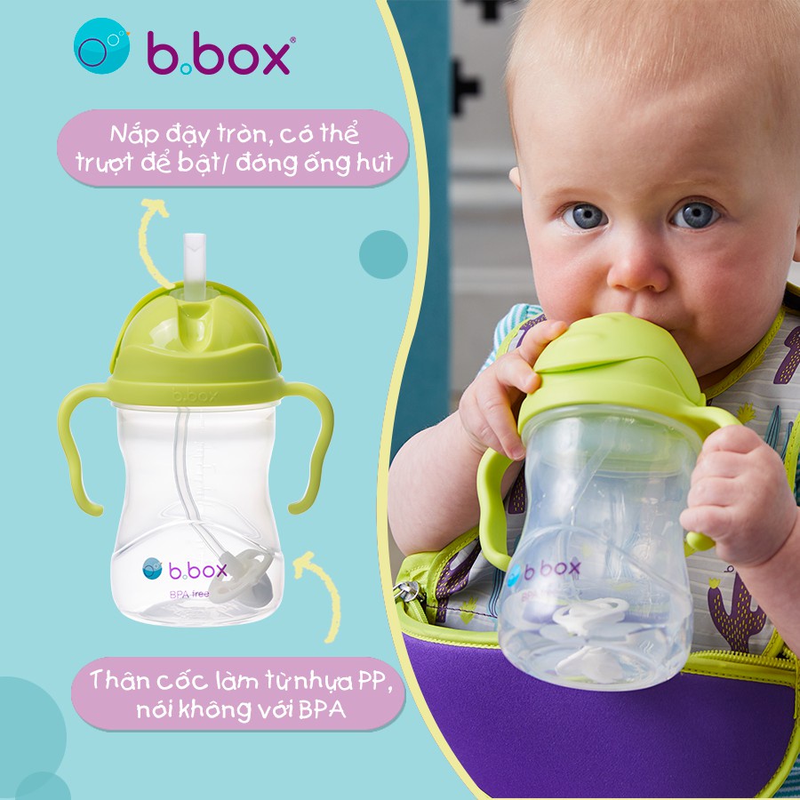 Bình Nước 360 Độ Tập Uống Nước B.BOX Cho Bé
