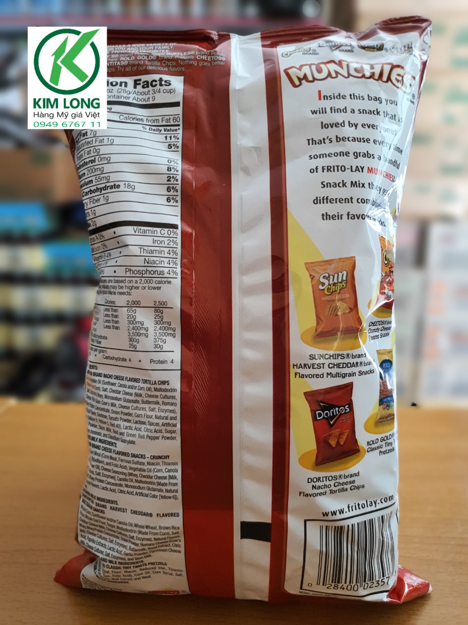 Bánh Snack Munchies Cheese Fix 262.2g (Cheetos, Doritos, Rold Gold, Sunchips)