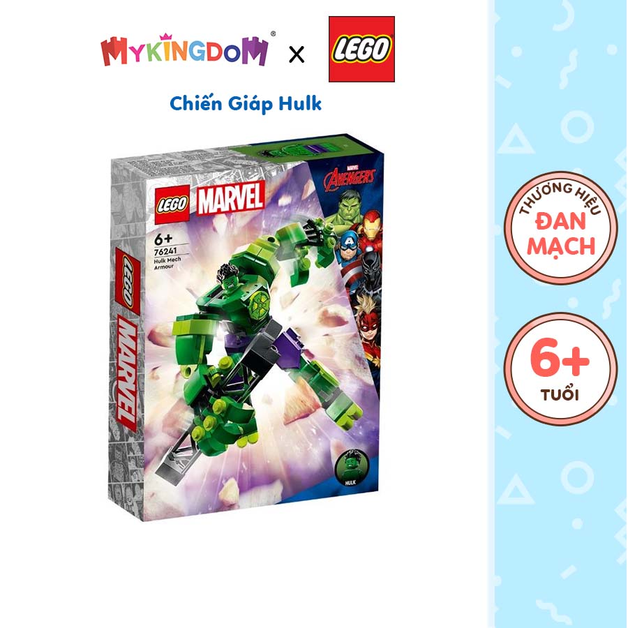 Đồ chơi lắp ráp lego superheores chiến giáp hulk 76241