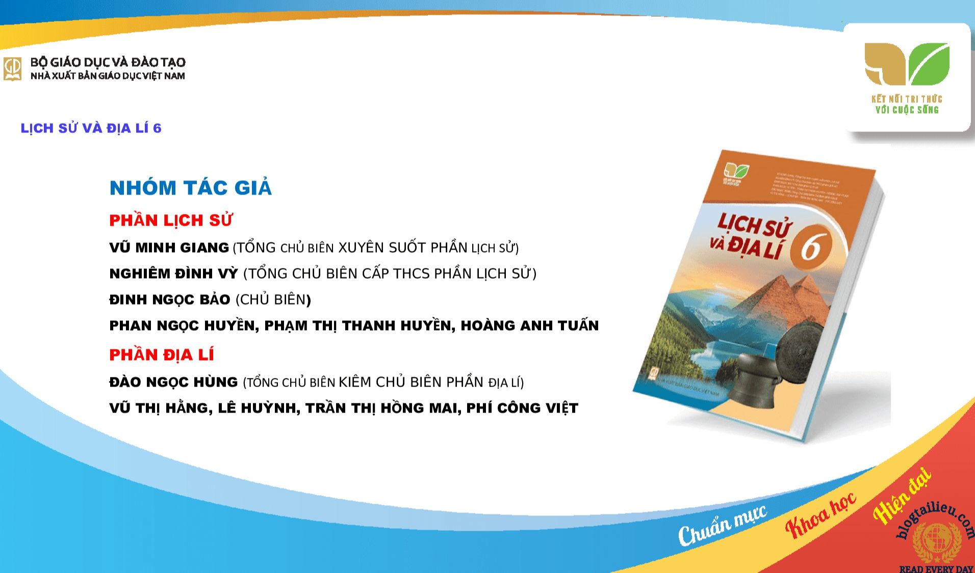 Sách - Lịch sử và địa lí 6 (Kết nối tri thức với cuộc sống)