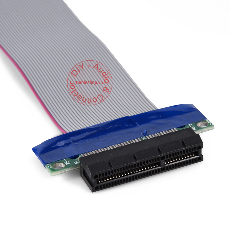 Dây cáp riser mở rộng nối dài khe cắm PCI-E 4X cho PC Máy tính để bàn 18.5Cm