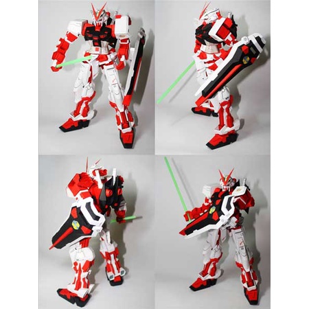 Mô hình giấy Gundam MBF-P02 Astray Red Frame