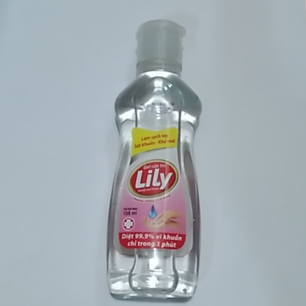 Gel rửa tay khô Lily sát khuẩn sạch mùi phòng chống dịch bệnh chai tiện dụng 150ml nhập khẩu