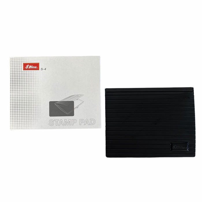 [HCM]Khay chấm mực Shiny Stamp Pad S-4 128mm x 178mm