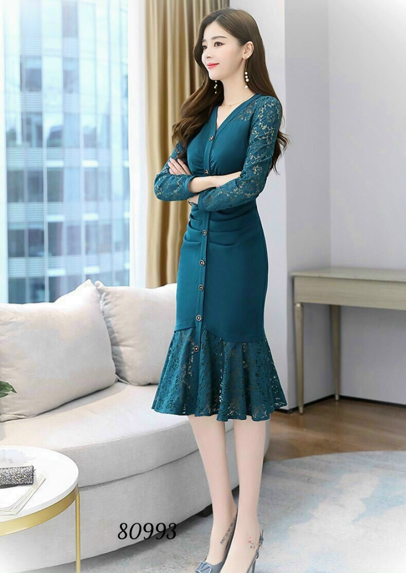 ĐẦM UMI PHỐI REN SIÊU XINH TH21