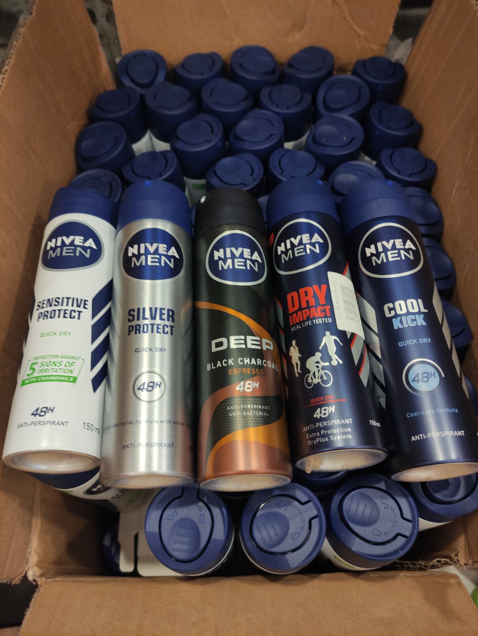 Xịt khử mùi Nivea Men mát lạnh 150ml