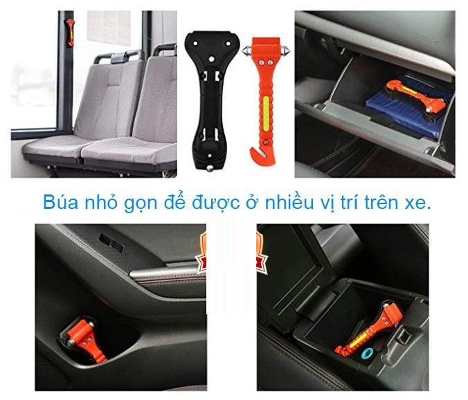 Búa phá kính thoát hiểm ô tô