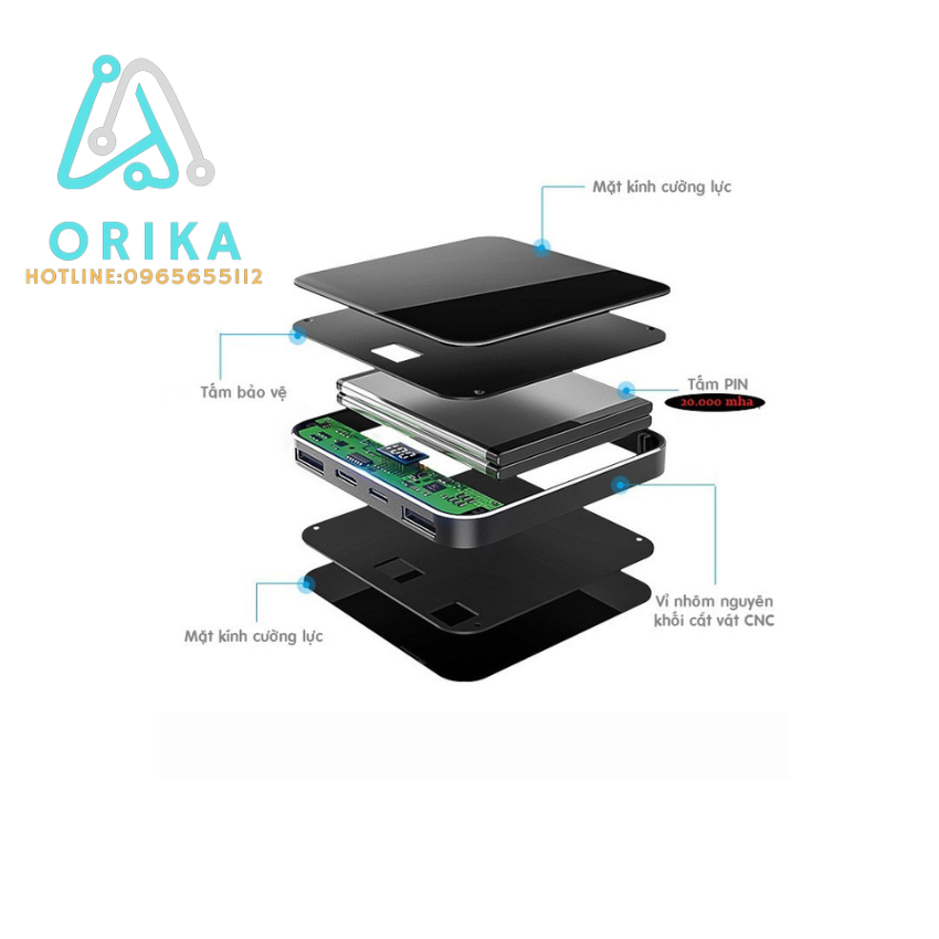 Pin Sạc Dự Phòng 10000mah Sạc Cực Nhanh