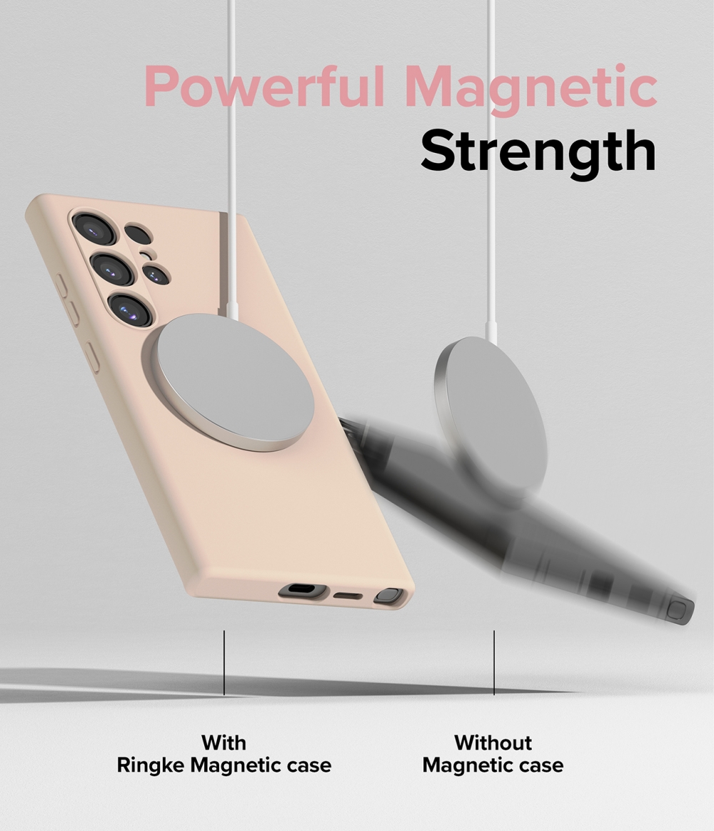 Ốp lưng Ringke Silicone Magnetic cho Galaxy S24 Ultra