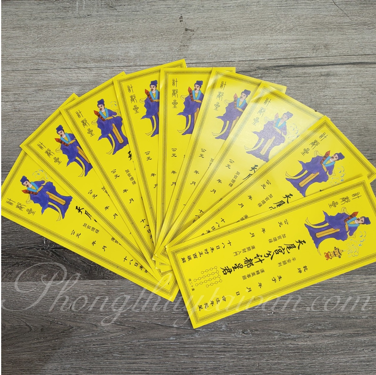 Bài vị cúng SAO (mẫu giấy) - thờ cúng
