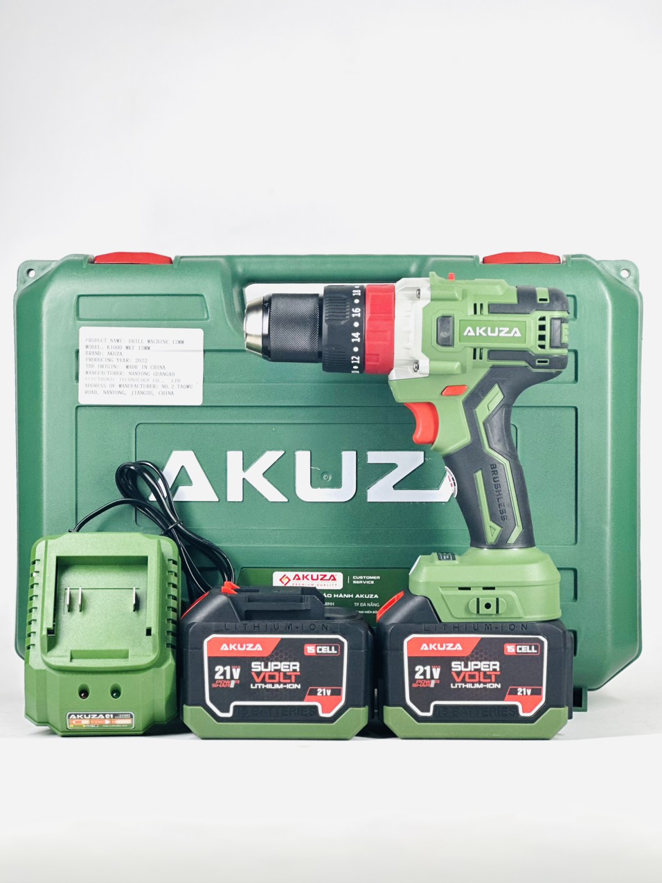 Máy Khoan Pin 21v - 3 Chức Năng K1Pro-MKT13 (2 pin 15cell - 4.5Ah)