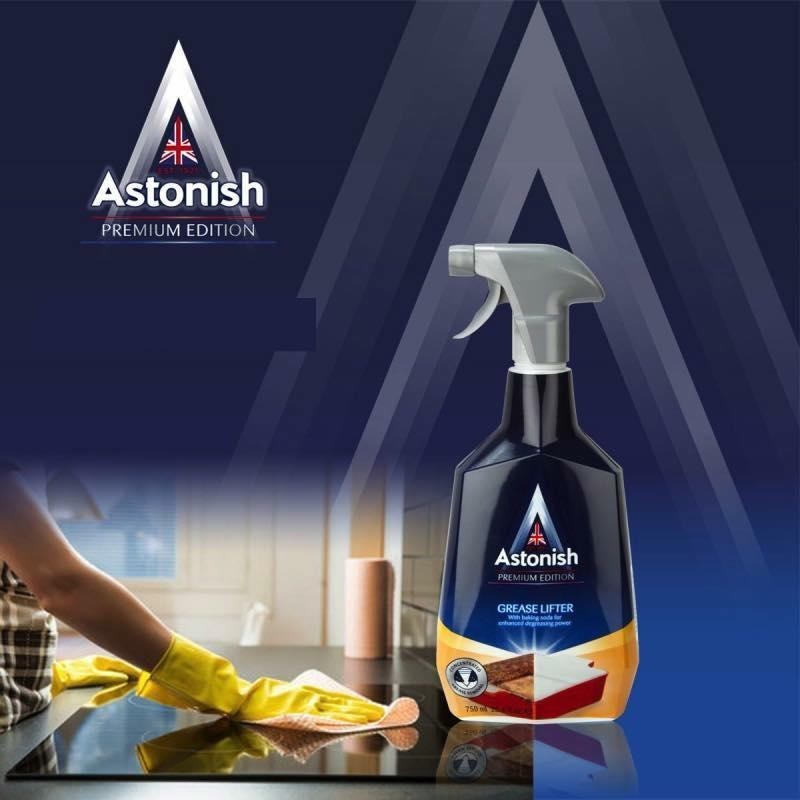 [HCM]BÌNH XỊT TẨY DẦU MỠ & CHÁY KHÉT ASTONISH C6750 (750ml)