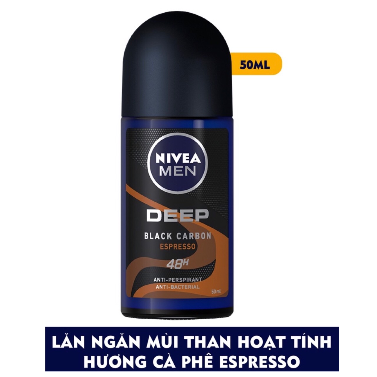 Lăn Ngăn Mùi Nivea Than Đen Hương Espresso - (50ml)