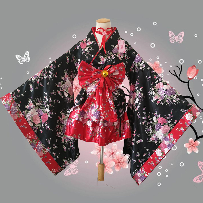 6 Trọn Bộ Hoa Anh Đào Cosplay Trang Phục Anime Kimono Trang Phục Hầu Gái Váy Công Chúa Lolita