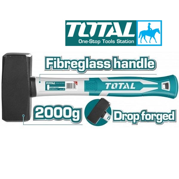 Búa Tạ Đập Đá Búa Đập Đá 2000g 2Kg TOTAL THT7220006