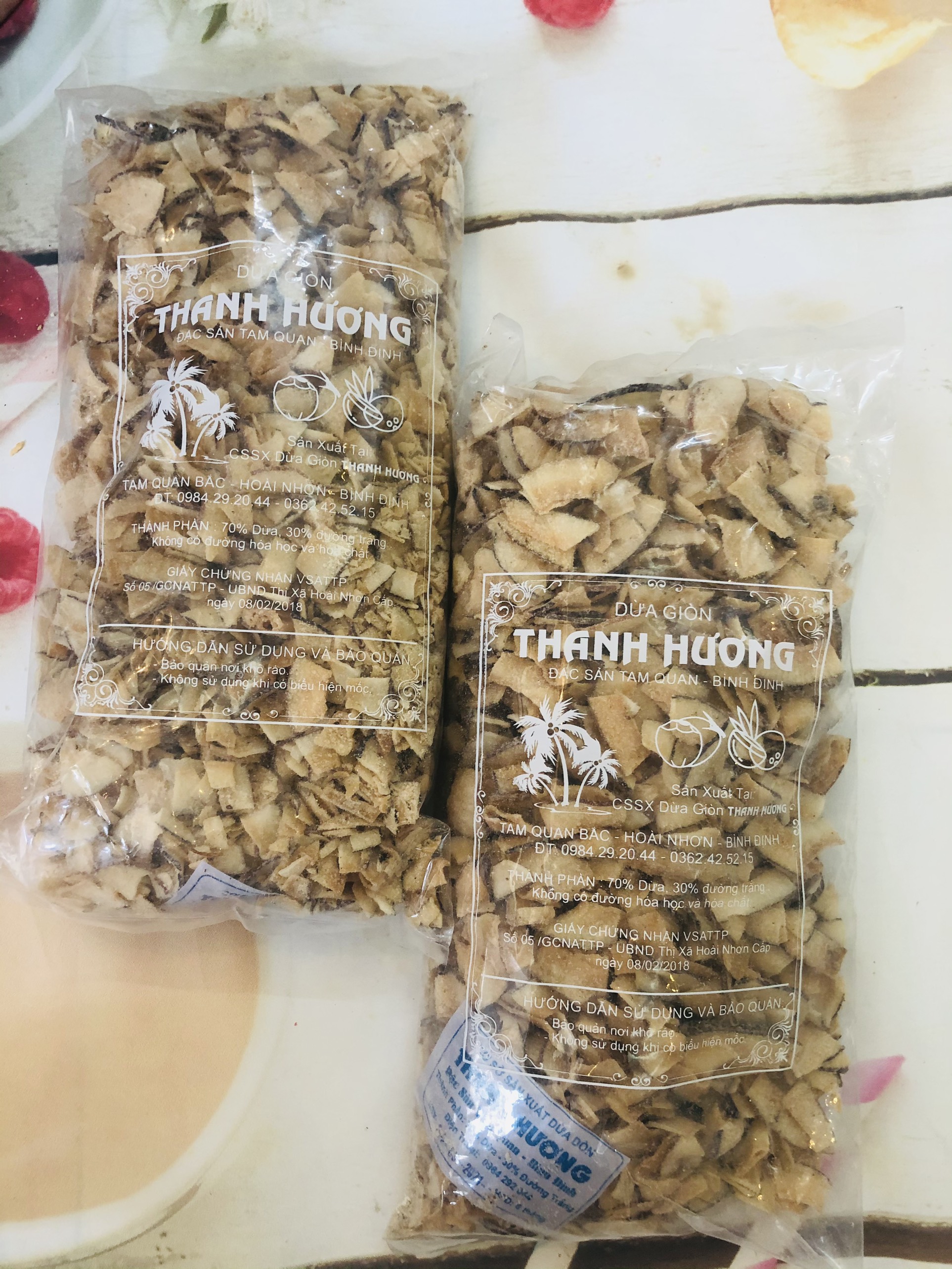 1kg mứt dừa sấy giòn thơm ngon